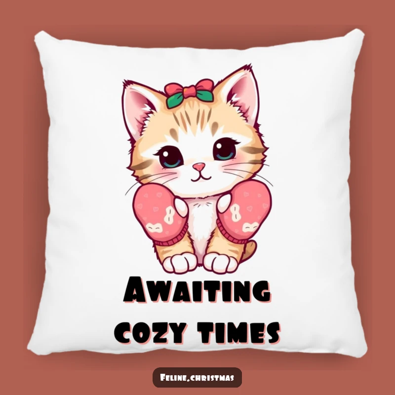 Funny Kawaii Kitten Pillow: Curious Mittens, Cozy Cuteness, Adorable Funny Gift