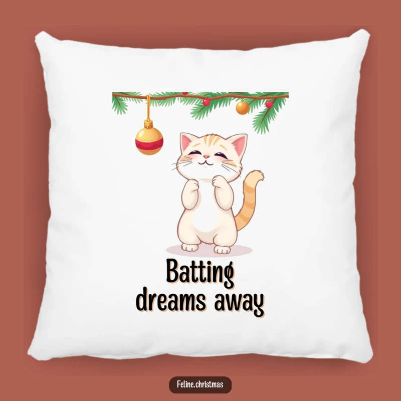 Soft Funny Kawaii Cat Ornament Pillow - Cozy Holiday Accent