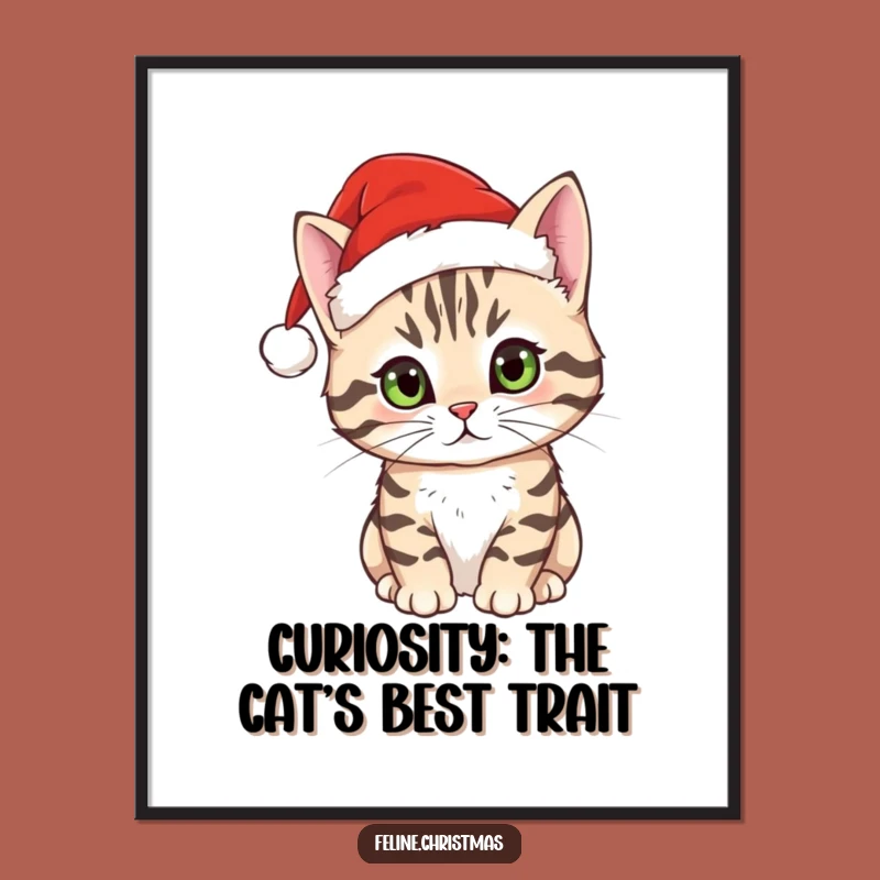 Free Printable Tabby Cat Wall Art: Curious Kitty Decor, Perfect Downloadable Art