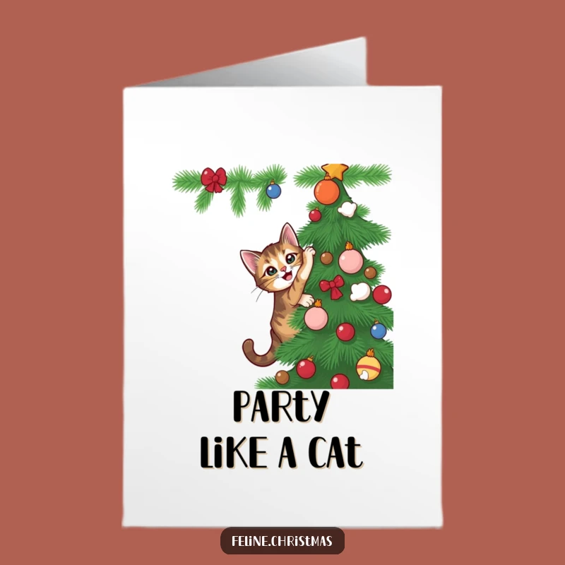 Free Printable Playful Tabby Cat Birthday Card - Funny DIY Downloadable Gift