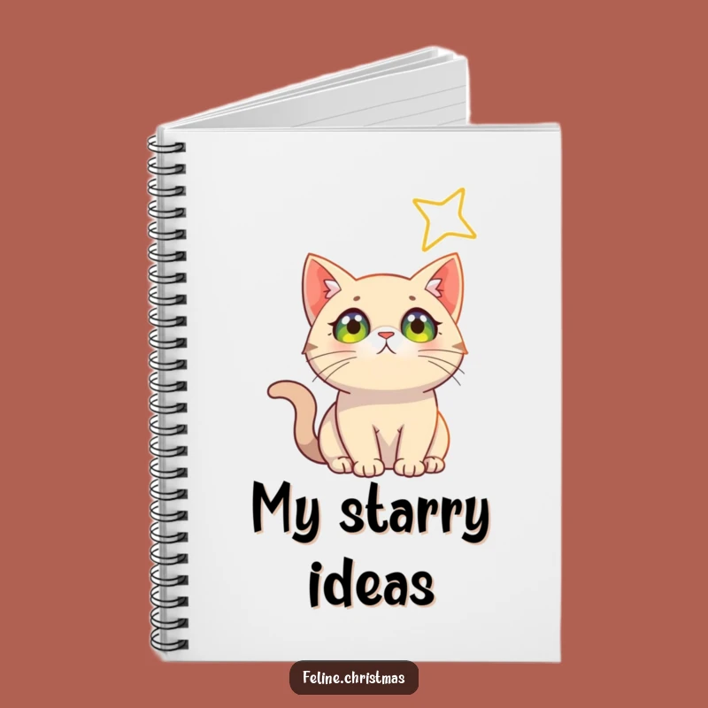 Funny Cat Star Notebook for Recording Dreams and Ideas