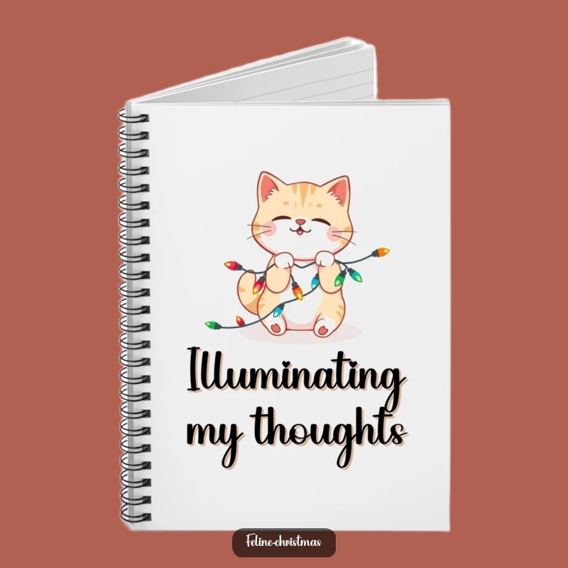 Funny Kawaii Cat Lights Notebook: Jot Down Fun Ideas, Great Funny Gift!
