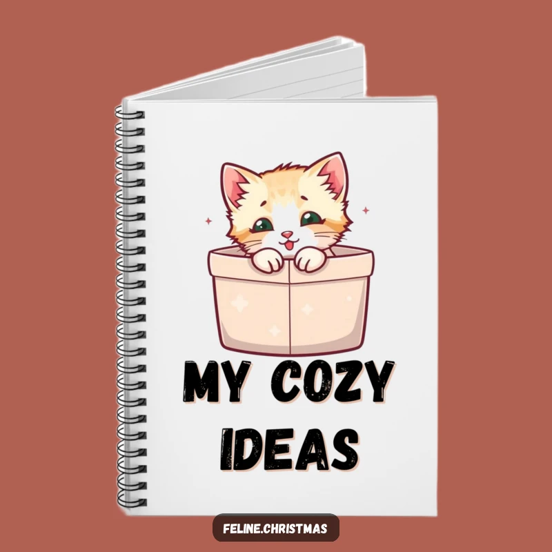 Funny Kitten Gift Box Notebook: Cozy Journal, Ideal Funny Gift for Writers