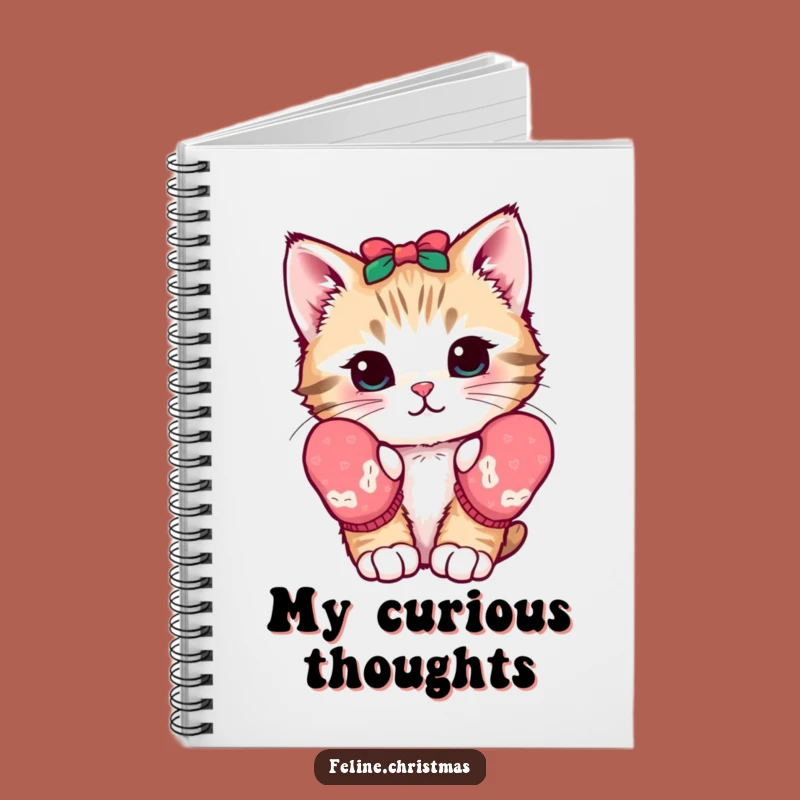 Funny Kawaii Kitten Notebook: Curious Mittens, Jot Down Cute Ideas, Funny Gift