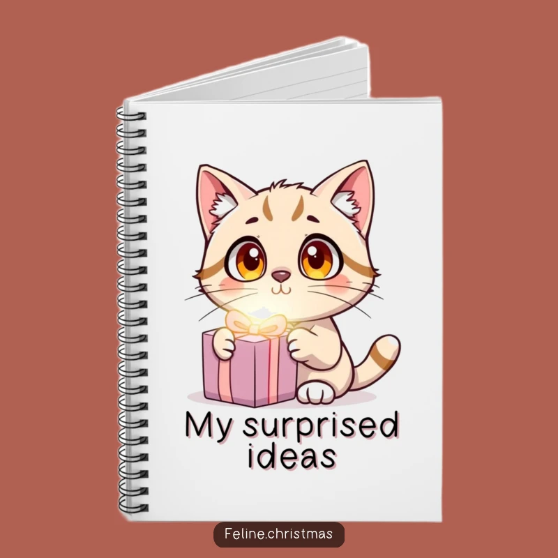 Funny Cat Surprise Notebook: Jot Down Ideas with Wide-Eyed Kitty's Astonished Look