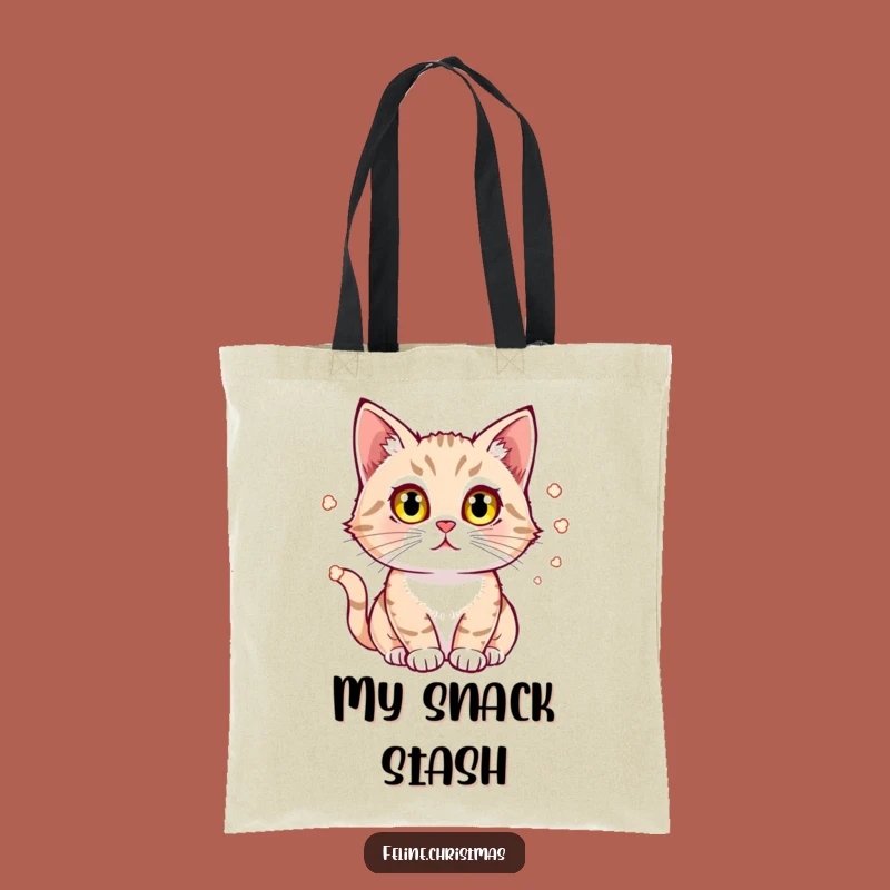 Funny Cat Popcorn Watcher Tote Bag: Carry Your Snacks & Smiles